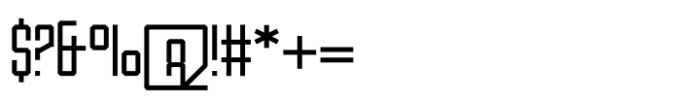 Drivixa Champions Thin Font OTHER CHARS