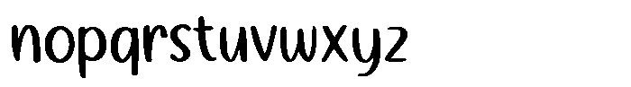 Drizzle Drop Font LOWERCASE
