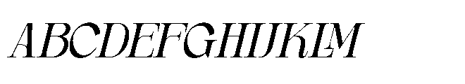 Drogel Italic Font UPPERCASE