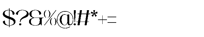 Drogel Regular Font OTHER CHARS