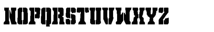 Drone Squad Regular Font LOWERCASE
