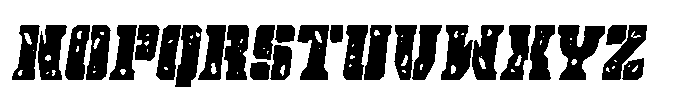 Drone Squad Two Font LOWERCASE