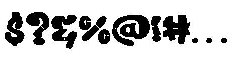 Drop Shade Regular Font OTHER CHARS