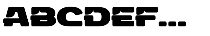 Dropex Round Font UPPERCASE