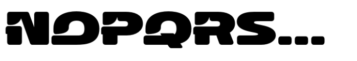 Dropex Round Font UPPERCASE