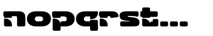 Dropex Round Font LOWERCASE