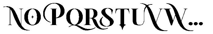 Drose Bold Font UPPERCASE