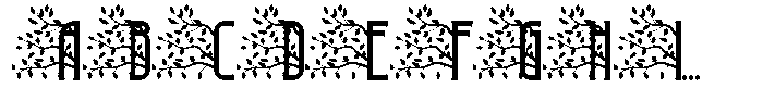 Druid Tree Font UPPERCASE