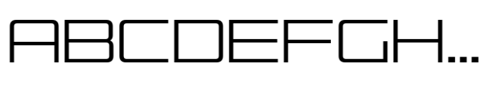 Drummer Ultra Condensed Extra Light Font LOWERCASE