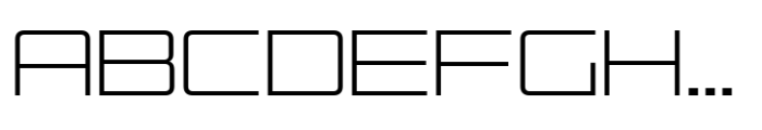 Drummer Ultra Condensed Thin Font UPPERCASE