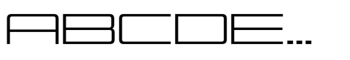Drummer Ultra Expanded Extra Light Font LOWERCASE