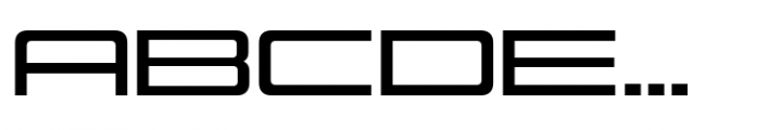 Drummer Ultra Expanded Medium Font LOWERCASE
