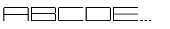 Drummer Ultra Expanded Thin Font LOWERCASE