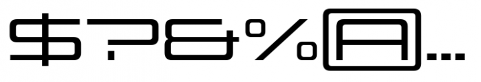 Drummer Ultra Expanded Font OTHER CHARS