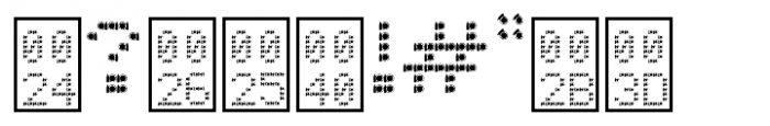 Drunken Pixel BC Unicase Font OTHER CHARS