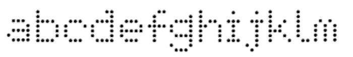 Drunken Pixel C Slab Serif D Font LOWERCASE