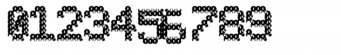 Drunken Pixel CBC Slab Serif Font OTHER CHARS