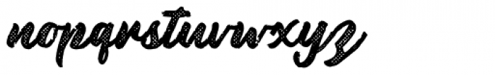Drustic Dialy Script Halftone Font LOWERCASE