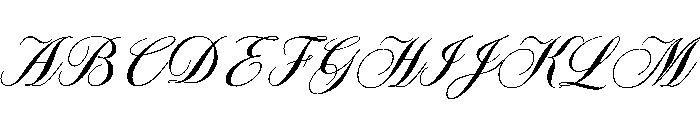 Drama Copperscript Font UPPERCASE