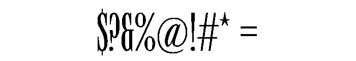 Drama Elzvir Font OTHER CHARS