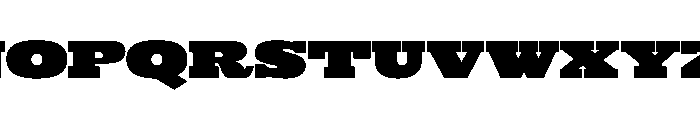 Drama Fatface Font UPPERCASE