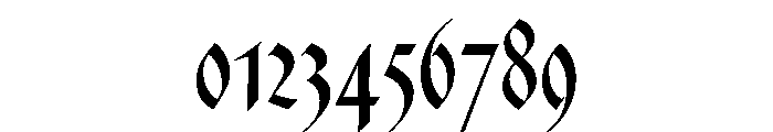 Drama Fraktur Font OTHER CHARS