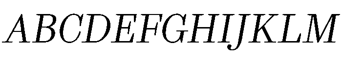Drama ScotchItalic Font UPPERCASE
