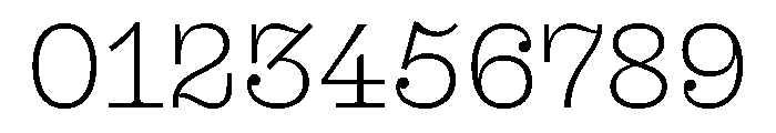 DroulersClarendonWEB Line Font OTHER CHARS