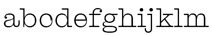 DroulersClarendonWEB Line FONT