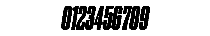Druk Condensed Super Italic Font OTHER CHARS