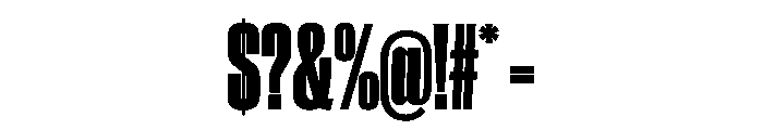 Druk Condensed Super Font OTHER CHARS