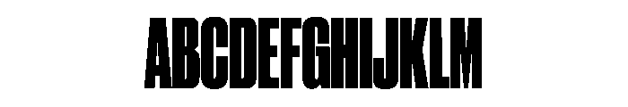 Druk Condensed Super Font UPPERCASE