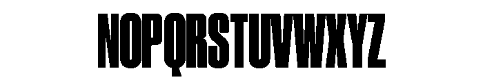 Druk Condensed Super Font UPPERCASE