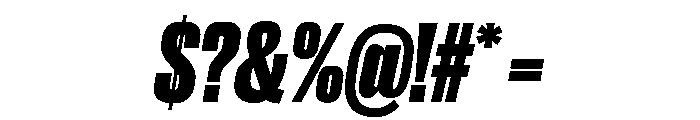 Druk Heavy Italic Font OTHER CHARS