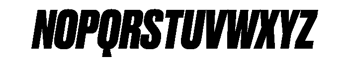 Druk Heavy Italic Font UPPERCASE