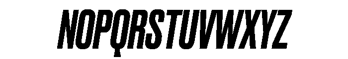 Druk Medium Italic Font UPPERCASE