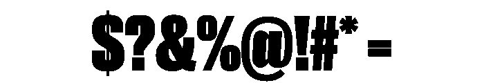 Druk Super Font OTHER CHARS