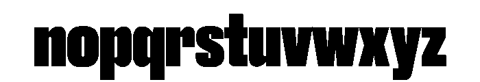 Druk Super Font LOWERCASE