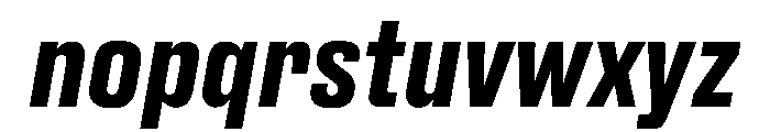 Druk Text Bold Italic Font LOWERCASE