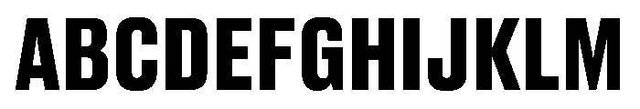 Druk Text Bold Font UPPERCASE