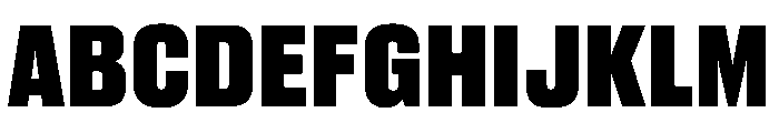 Druk Text Super Font UPPERCASE