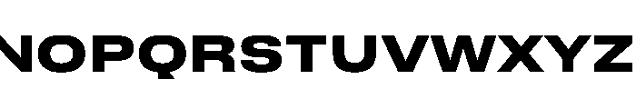 Druk Text Wide Bold Font UPPERCASE