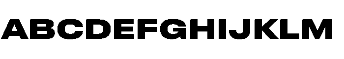 Druk Text Wide Heavy Font UPPERCASE