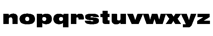 Druk Text Wide Super Font LOWERCASE