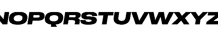 Druk Wide Bold Italic Font UPPERCASE