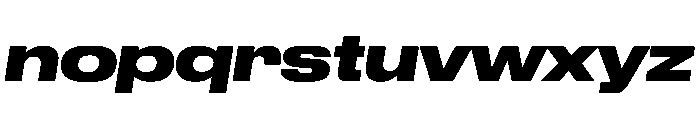 Druk Wide Bold Italic Font LOWERCASE
