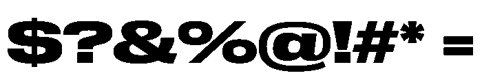 Druk Wide Bold Font OTHER CHARS