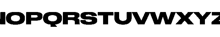 Druk Wide Bold Font UPPERCASE