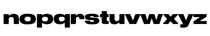 Druk Wide Bold Font LOWERCASE