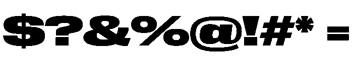 Druk Wide Heavy Font OTHER CHARS